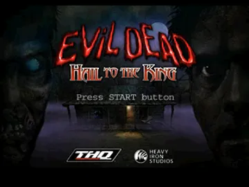 Evil Dead - Hail to the King (US) screen shot title